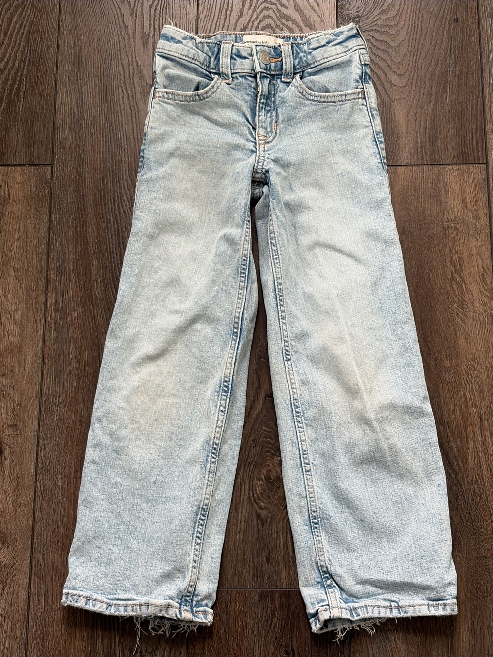 abercrombie kids size 5/6 long Light Wash Jeans